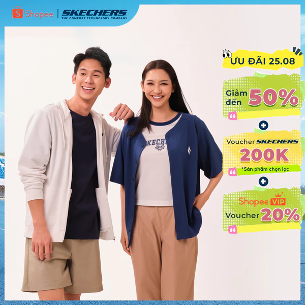 Áo Khoác Có Nón Unisex Skechers Skechers Authentic Iconic Hooded Jacket - SL226U228-00QF