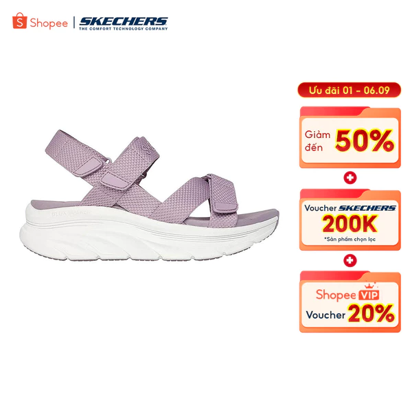 Xăng Đan/Dép Nữ Skechers Cali D'Lux Walker Dream Walker - 119827-LAV
