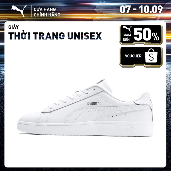 Giày thời trang PUMA Unisex Court Breaker Derby Màu Trắng