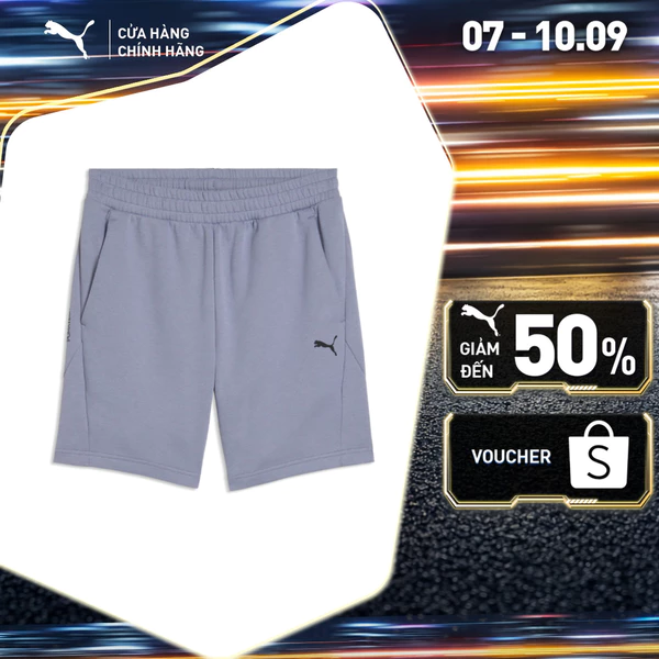 Quần Đùi Thời Trang PUMA Nam Basics Sportstyle Core PUMATECH Shorts Gray Sky Màu Xám