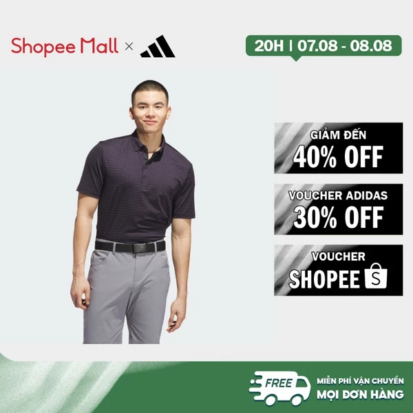 [Duy nhất 8.8 - VOUCHER 30%]adidas Đánh gôn Áo Polo Kẻ Sọc Ultimate365 Dash Nam Đen JL5314