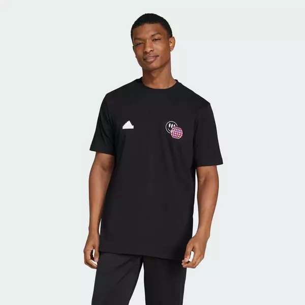 adidas Phong cách sống Áo Thun Graphic Summer House of Tiro Nam Đen IW2662