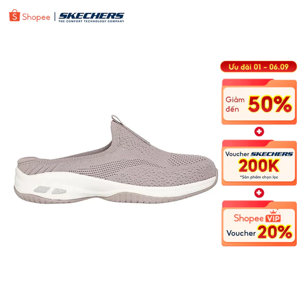 Giày Búp Bê Nữ Skechers Modern Comfort Commute Time Walk Flow - 100659-TPE Air-Cooled Memory Foam