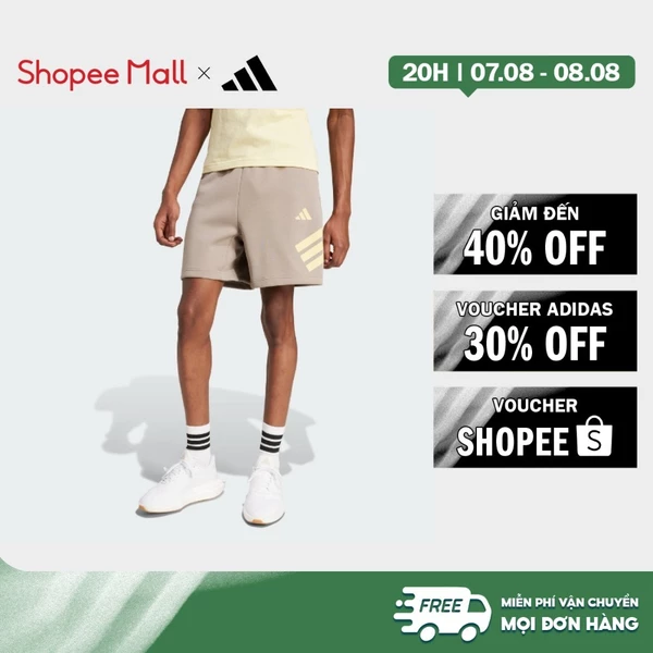 [Duy nhất 8.8 - VOUCHER 30%]adidas Phong cách sống Quần Short 3 Sọc Future Icons Nam Be JD4882