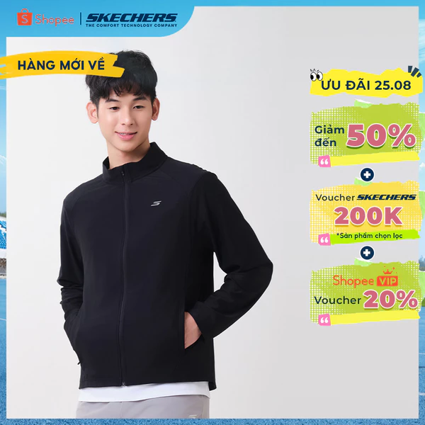 Áo Khoác Nam Skechers Walking Performance Jacket - SP326M419-0018