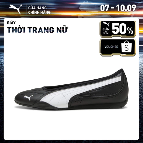 Giày Thời Trang PUMA Nữ CATCH SOLEIL BALLERINA Black-White Màu Đen