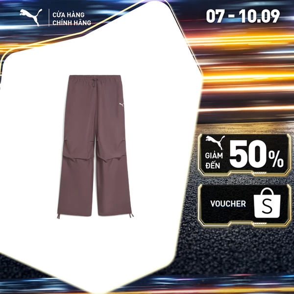 Quần Dài Thời Trang PUMA Nữ WARDROBE ESS Parachute Pants Raisin Màu Tím