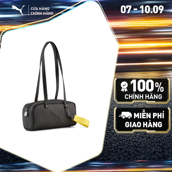 Túi Đeo Vai Thời Trang PUMA Nữ SENSE Flute Grip Bag Black Màu Đen