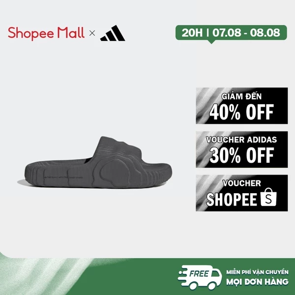 [Duy nhất 8.8 - VOUCHER 30%]adidas Phong cách sống Dép adilette 22 Unisex Xám HP6522