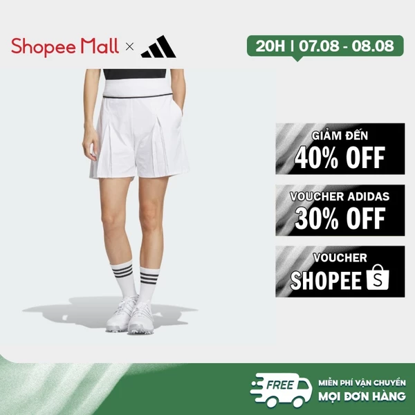 [Duy nhất 8.8 - VOUCHER 30%]adidas Đánh gôn Quần Short 6 Inch Cạp Cao AEROREADY Nữ trắng IK9780