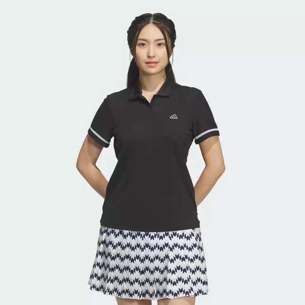 adidas Đánh gôn ÁO POLO NGẮN TAY CLIMACOOL Nữ Đen KB4725