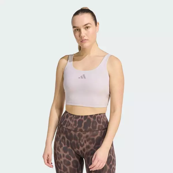 adidas Gym & Training Áo Bra Tank Nâng Đỡ Nhẹ Power Nữ Màu tím KD2227