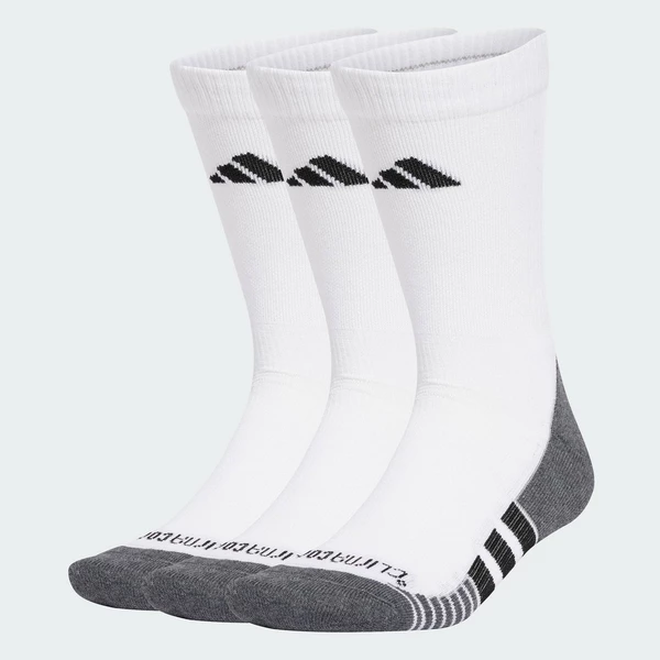 adidas Gym & Training Performance CLIMACOOL Cushioned Crew Socks 3 Pairs Unisex White JD9575