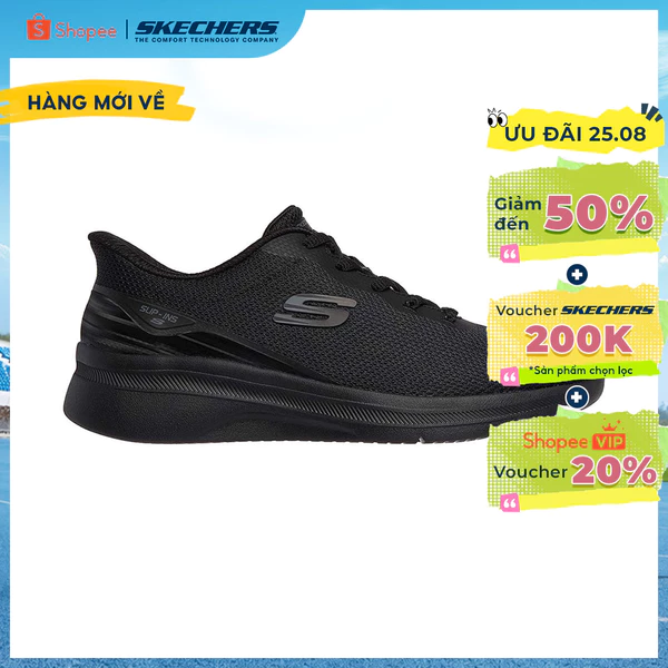 [ĐỘC QUYỀN ONLINE] Giày Thể Thao Nữ Skechers Slip-Ins Sport Dynamight 3.0 Golden Moment Thường Ngày - 150900-BBK