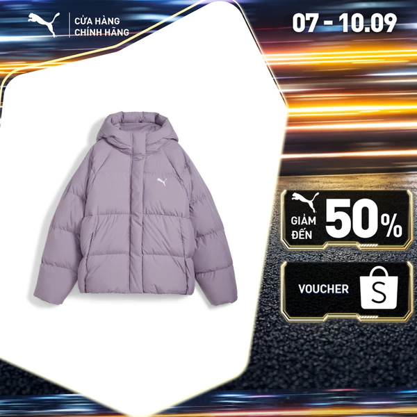 Áo Khoác Thời Trang PUMA Nữ Down Puffer Jacket Pale Plum Màu Tím