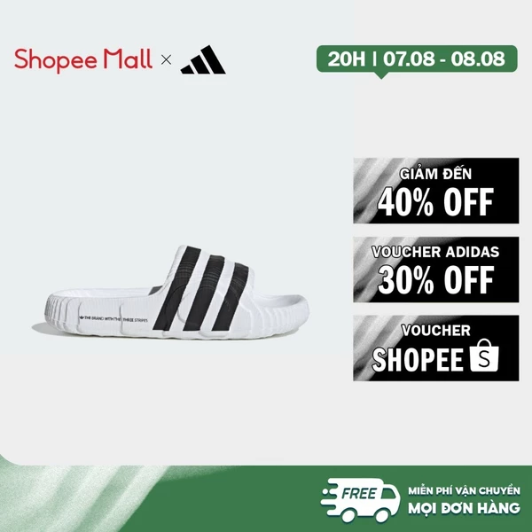 [Duy nhất 8.8 - VOUCHER 30%]adidas Phong cách sống Dép adilette 22 Unisex trắng IF3668