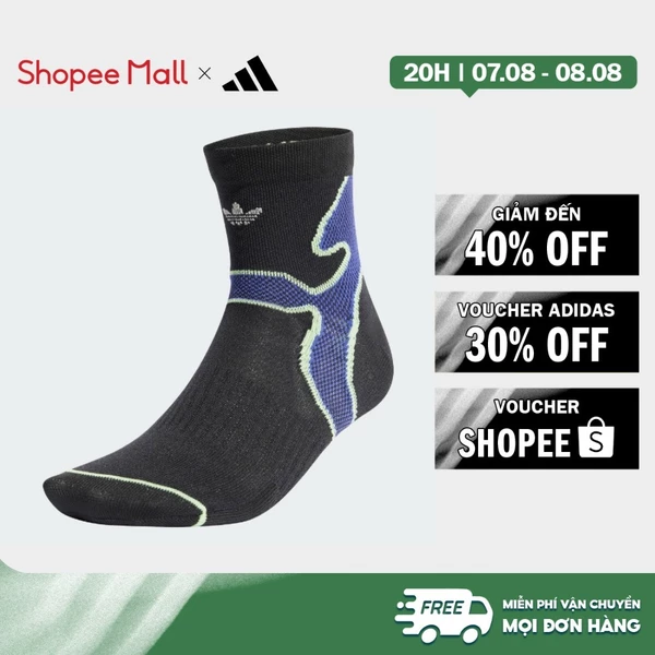 [Duy nhất 8.8 - VOUCHER 30%]adidas Phong cách sống & Bóng rổ Tất Cổ Chân Nữ Đen IT7527