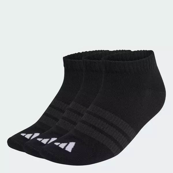 adidas Phong cách sống BỘ 3 ĐÔI TẤT CỔ THẤP THIN&LIGHT ESSENTIALS Unisex Đen KC9628