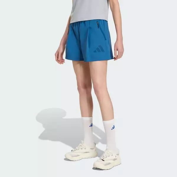 adidas Phong cách sống Quần Short Dệt adidas Z.N.E. Nữ Màu xanh da trời KF0579