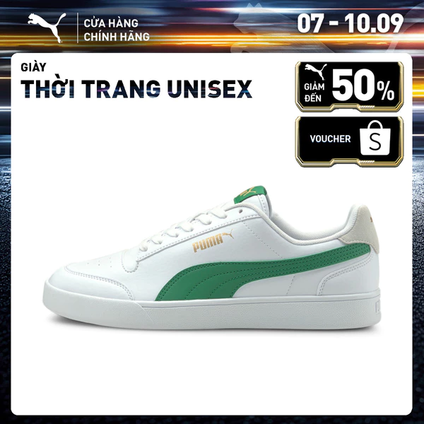 Giày thời trang PUMA Unisex Shuffle Màu Trắng