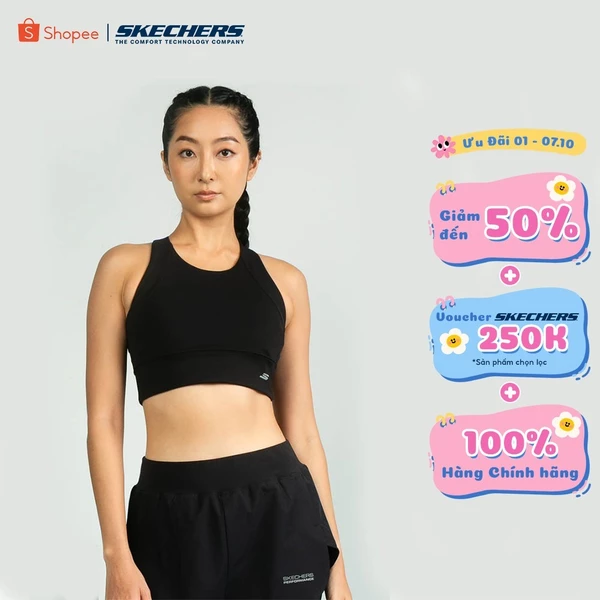 Áo Bra Thể Thao Nữ Skechers Running Performance Sports Bra - SP325W503-0018