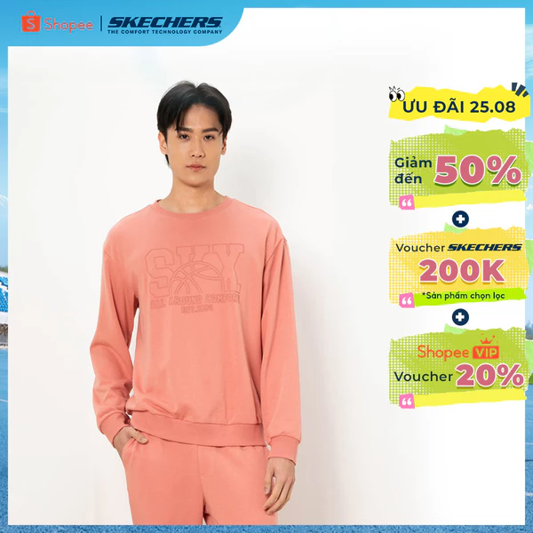 Sweater Unisex Skechers Basketball Culture Sweater - SL325U379-01DG Online Sale