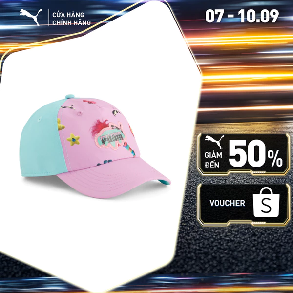 Nón Thể Thao Trẻ Em PUMA Unisex x Trolls BB Cap Mauved Out Màu Hồng