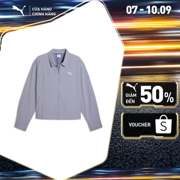 Áo Khoác Thời Trang PUMA Nam Chore Jacket Gray Sky Màu Xám