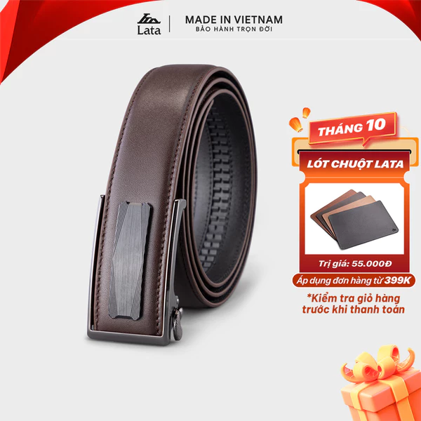 Thắt lưng Lata (Thời trang nam - Dây nịt da thật TL316)