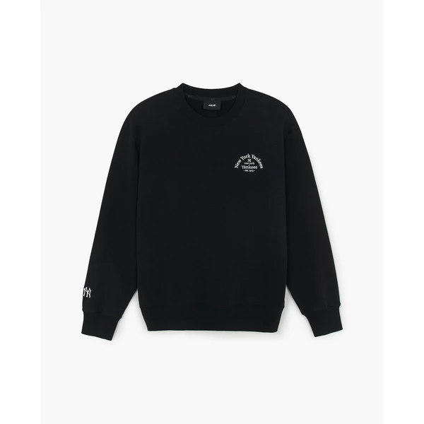 MLB - Áo sweatshirt unisex cổ tròn Basic Vintage Small Lettering_3AMTB1754-50BKS