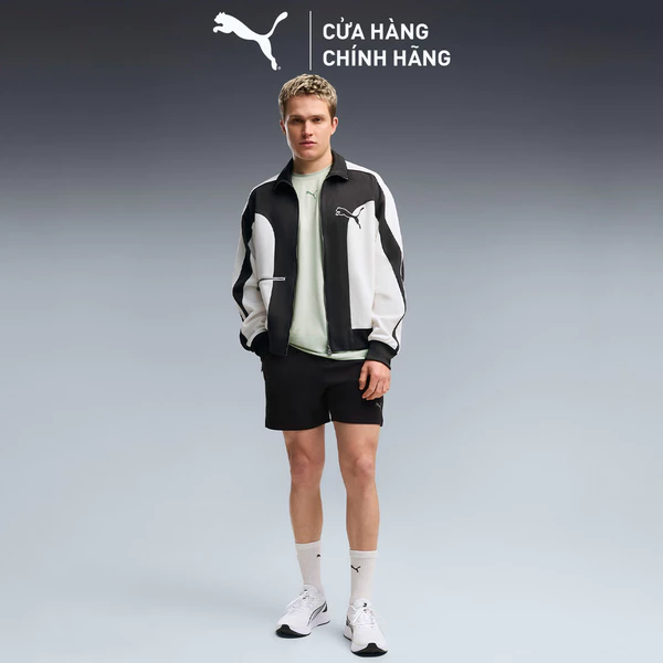Quần Đùi Thể Thao Tập Luyện PUMA Nam M CLOUDSPUN 5 SHORT Black Màu Đen