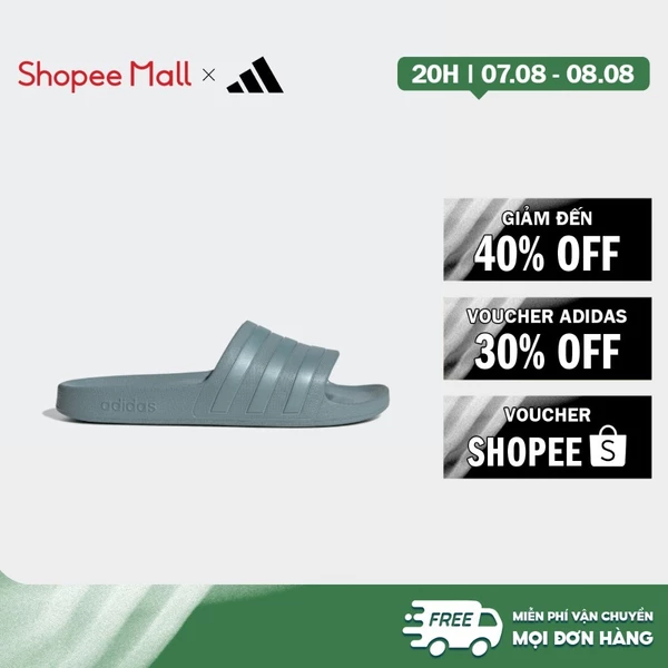 [Duy nhất 8.8 - VOUCHER 30%]adidas Bơi lội & Phong cách sống Dép quai ngang Adilette Aqua Unisex Xám GZ1153