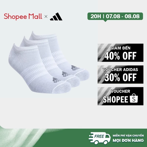 [Duy nhất 8.8 - VOUCHER 30%]adidas Phong cách sống Bộ 3 Đôi Tất Ẩn Mỏng Nhẹ Unisex trắng JW9369