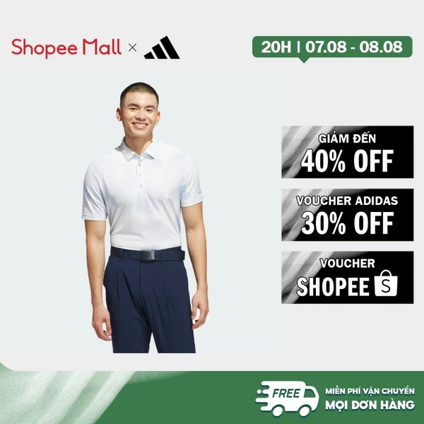[Duy nhất 8.8 - VOUCHER 30%]adidas Đánh gôn Áo Polo Tour Họa Tiết Cool Feeling Ultimate365 Nam Màu xanh da trời IM7894