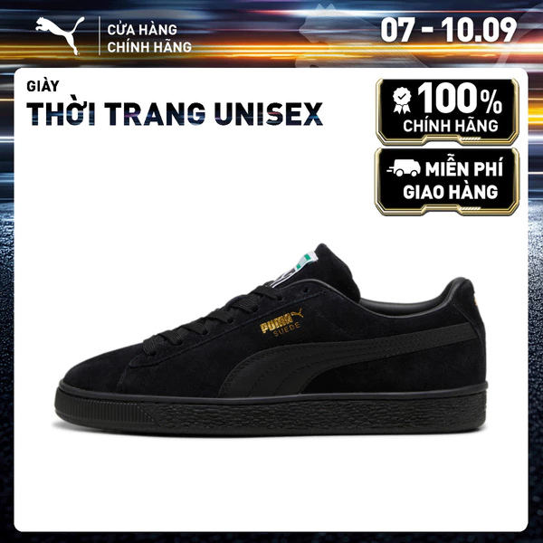 Giày Thời Trang PUMA Unisex Suede Classic Màu Đen