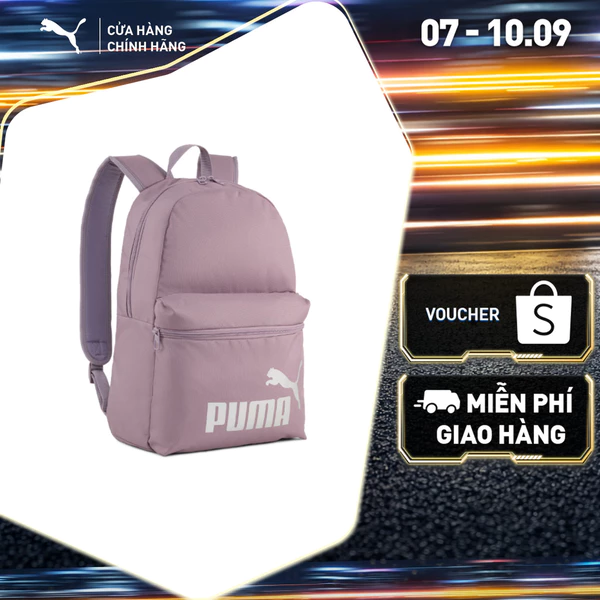 Balo Thời Trang PUMA Unisex PHASE Backpack Plum Jam-Silver Màu Tím
