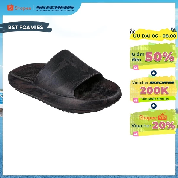 Xăng Đan/Dép Nam Skechers Foamies Surge Champion-243331-BLK Online Sale
