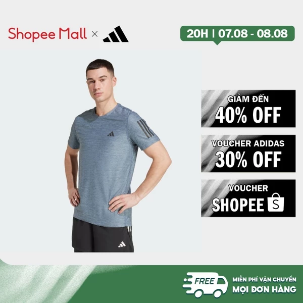 [Duy nhất 8.8 - VOUCHER 30%]adidas Chạy Áo Thun Own the Run Nam Màu xanh da trời JX2220
