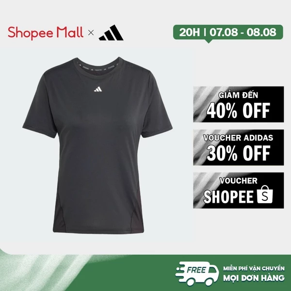[Duy nhất 8.8 - VOUCHER 30%]adidas Gym & Training Áo Thun Designed for Training Nữ Đen IQ2654