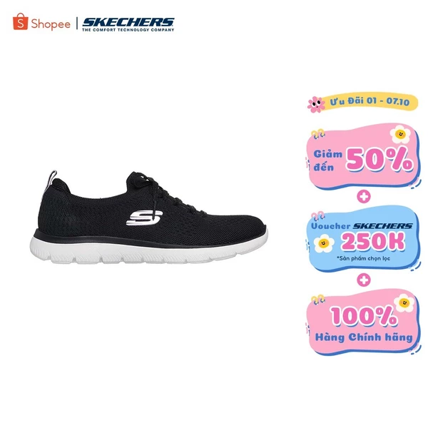 Giày Thể Thao Nữ Skechers Sport Summits True Ease Thường Ngày - 150292-BLK Memory Foam