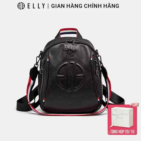 Balo nữ da thật ELLY EB30 balo thời trang đeo vai cao cấp công sở sang trọng