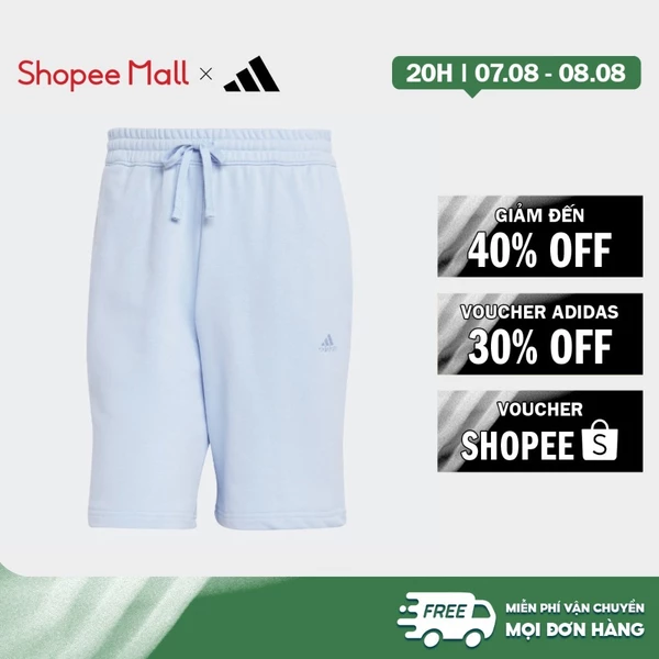[Duy nhất 8.8 - VOUCHER 30%]adidas Phong cách sống Quần Short Vải Thun Da Cá ALL SZN Nam Màu xanh da trời IC9829