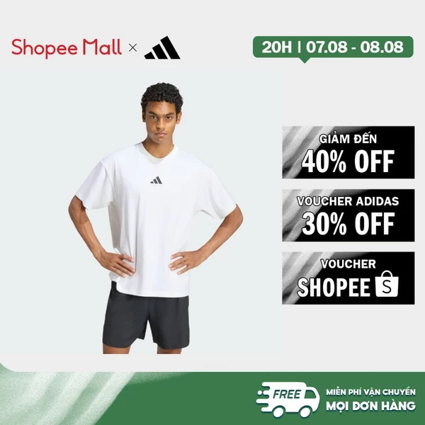 [Duy nhất 8.8 - VOUCHER 30%]adidas Chạy ÁO THUN GRAPHIC RUNNING CATEGORY Unisex trắng KS2506