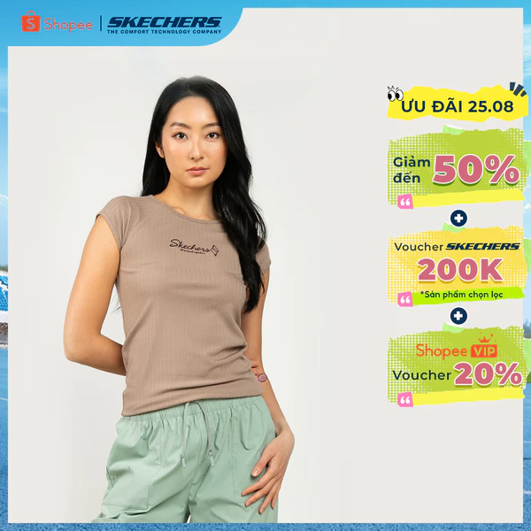 Áo Thun Không Tay Nữ Skechers Urban Outdoor Sleeveless Tee - SL325W444-04UV Online Sale