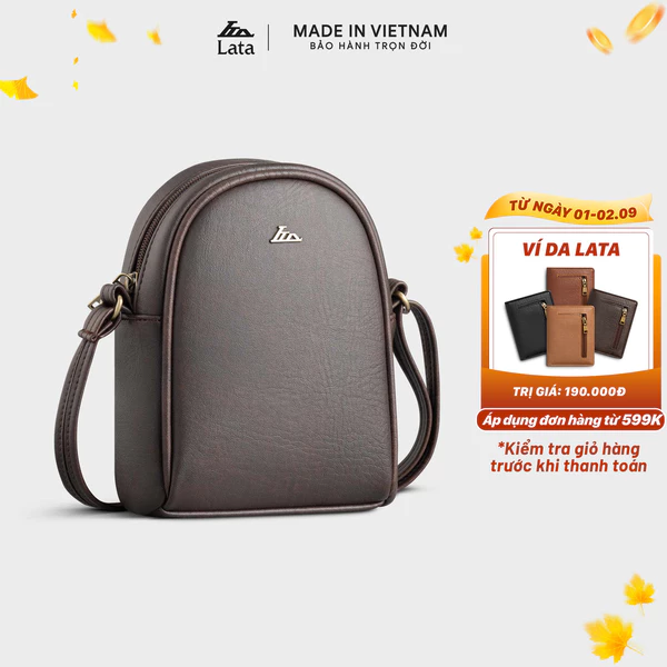 Túi Lata (Thời trang nữ đựng điện thoại mini - Túi đeo chéo da HN115)