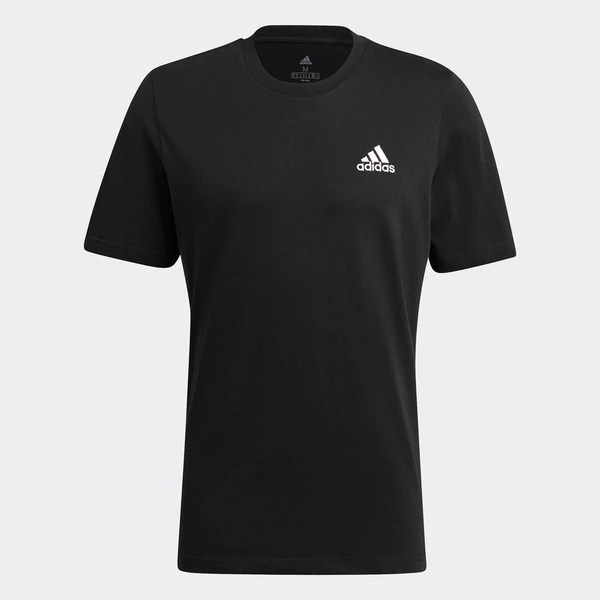 adidas Lifestyle Essentials Embroidered Small Logo Tee Men Black GK9639