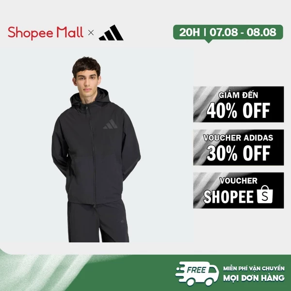 [Duy nhất 8.8 - VOUCHER 30%]adidas Phong cách sống ADIDAS Z.N.E. ÁO TRACK TOP DỆT Nam Đen KD8494