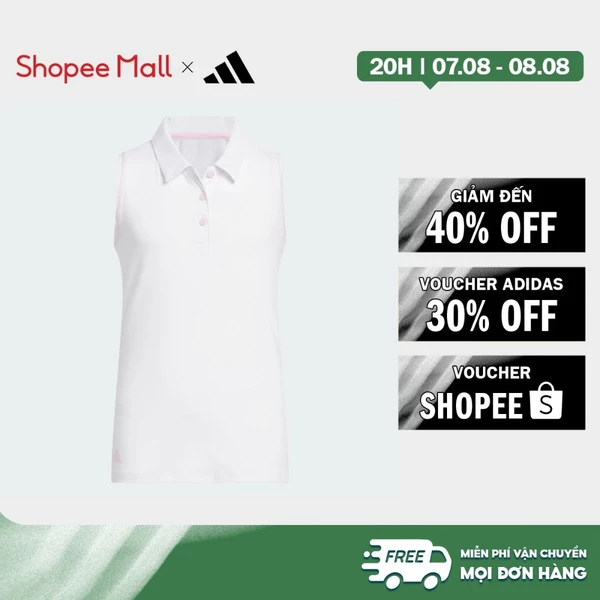 [Duy nhất 8.8 - VOUCHER 30%]adidas Đánh gôn Áo Polo Không Tay Chuyên Dụng Cho Trẻ Em Trẻ em trắng JP4045