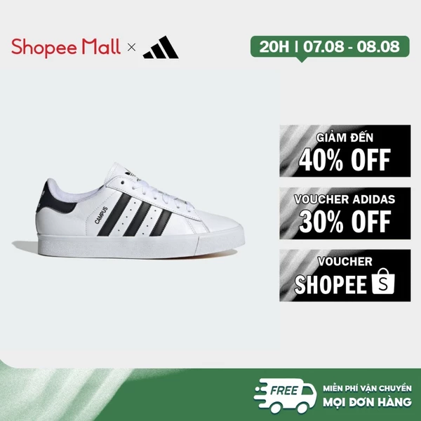 [Duy nhất 8.8 - VOUCHER 30%]adidas Phong cách sống Giày Vulc Campus Unisex trắng JI1918
