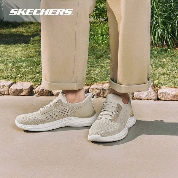 Giày Thể Thao Nam Skechers Slip-ins USA Streetwear Lawson Lazlow - 211109-BGE Air-Cooled Memory Foam